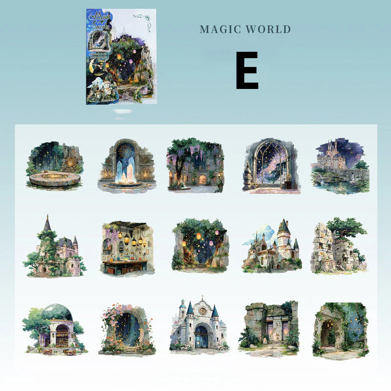 Magic World Sticker 15pcs - Image 9