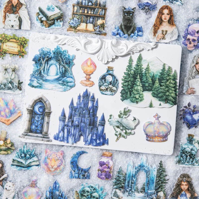 Magical Winter Journal Sticker 25pcs - Image 3