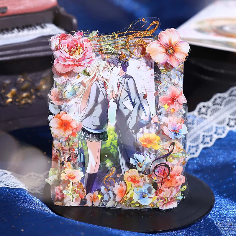 Melodies of the Flower Sea Series Floral Music Sticker Pack - Image 6
