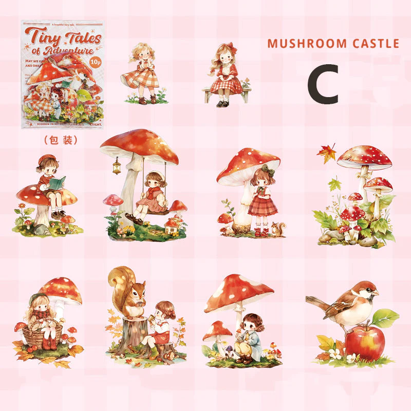 Mini Adventure Sticker 10pcs - Image 9