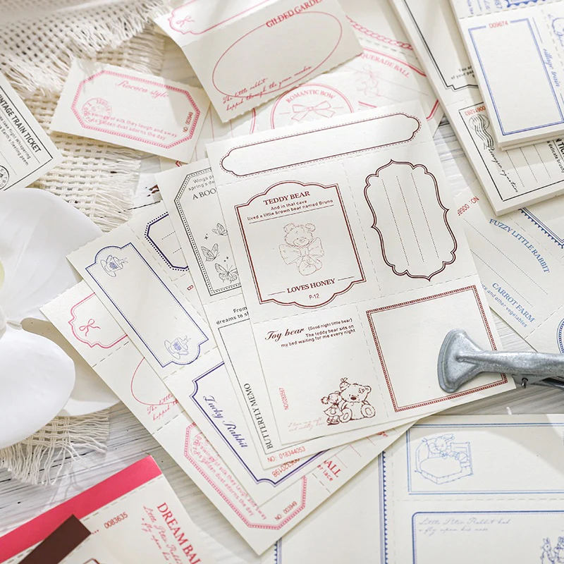 Moonlight Fairy Tape Tearable Notebook 30pcs - Image 3