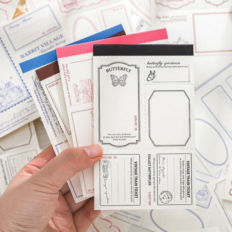 Moonlight Fairy Tape Tearable Notebook 30pcs - Image 4