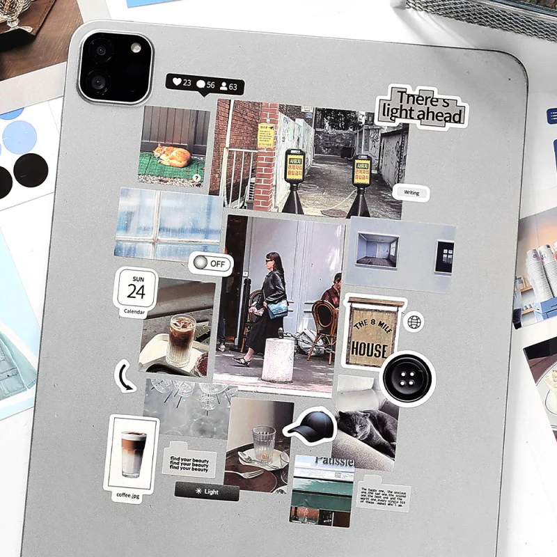 Morning and Night Series Sticker Book 20Pcs - Image 2