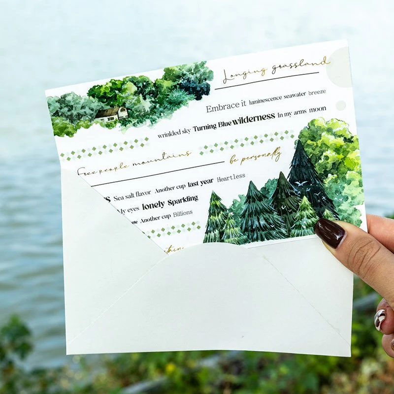 Mountain &amp; Wilderness Letter Series Text Stickers Book - Image 4