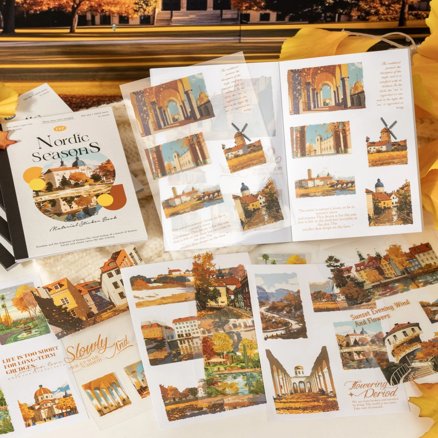 Nordic Seasons Sticker Book 18pcs - Image 6