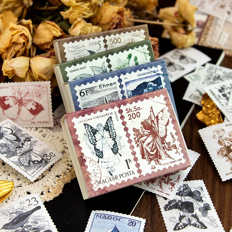 Oil Painting World Series Stamp Stickers - Image 42