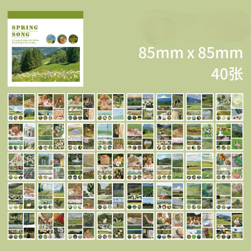 One Scene Series Sticker Book-TAHARA - Image 8