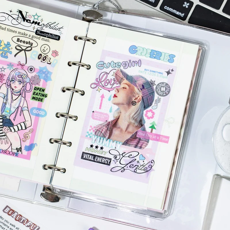 Paper Whispers Series Sticker Book 20Pcs - Image 3