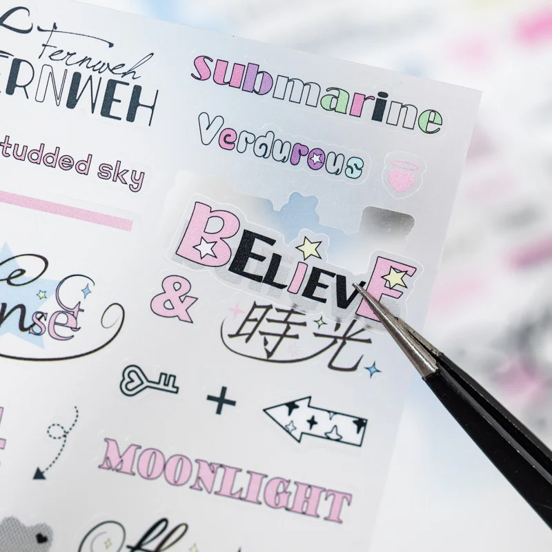 Paper Whispers Series Sticker Book 20Pcs - Image 8