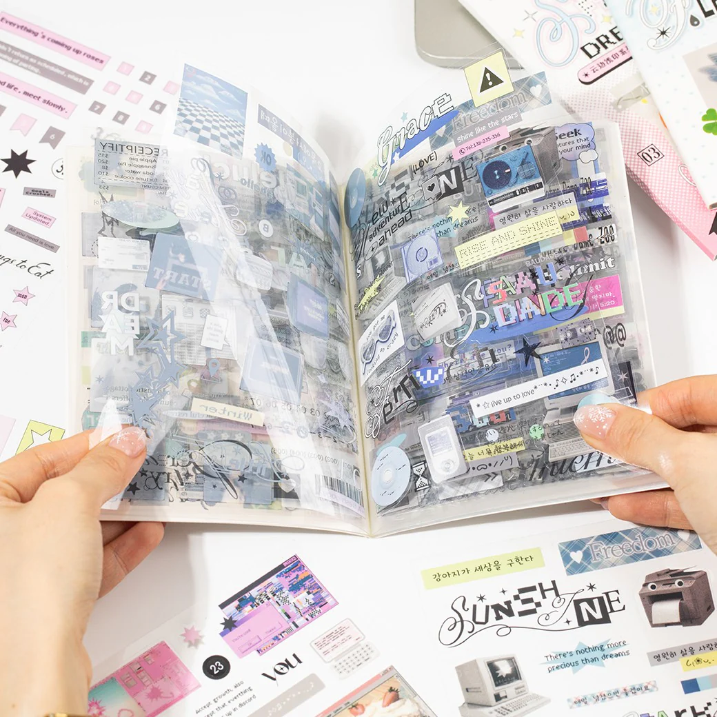 Paper Whispers Series Sticker Book 20Pcs - Image 5
