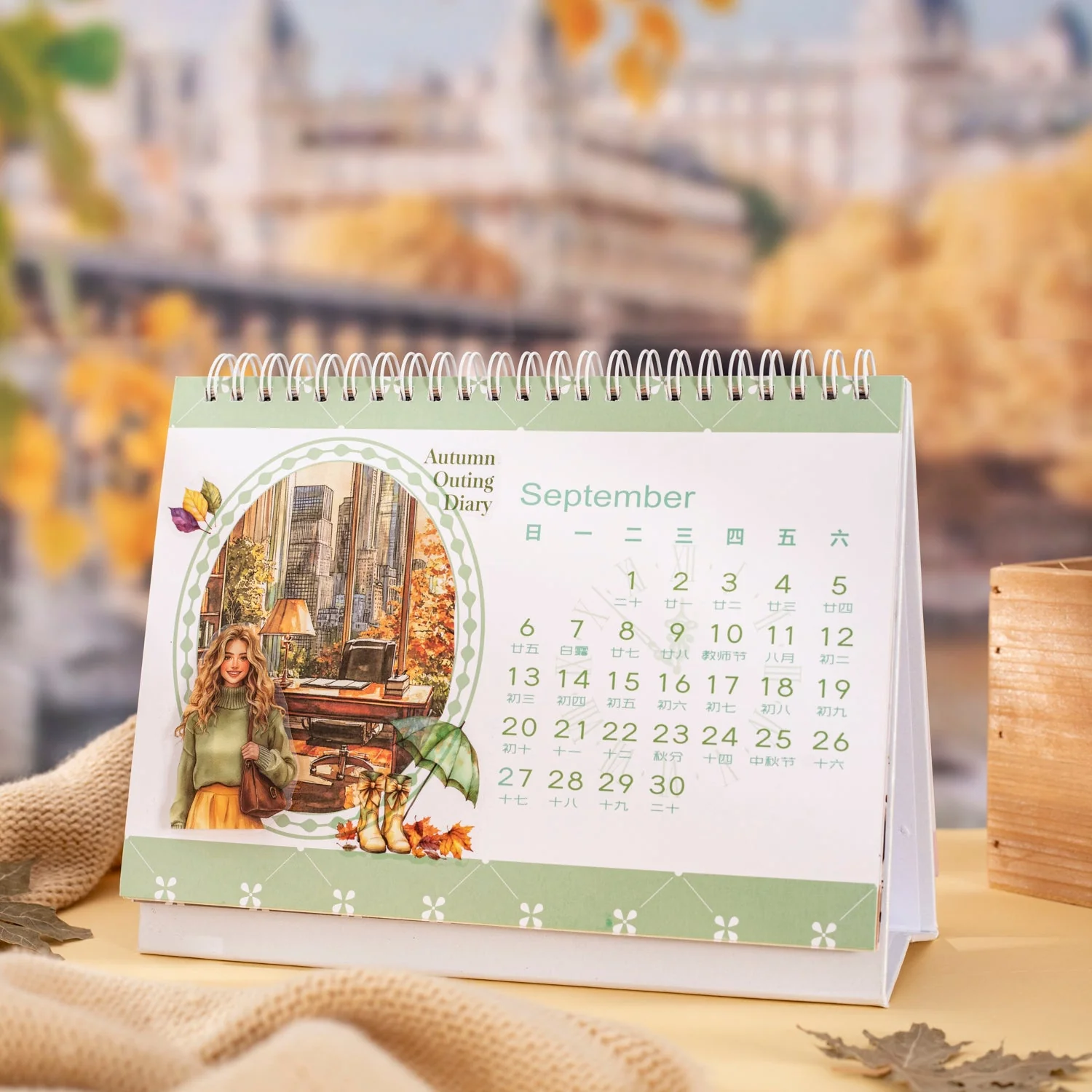 Paris's Autumn Sticker Book 20pcs - Image 6