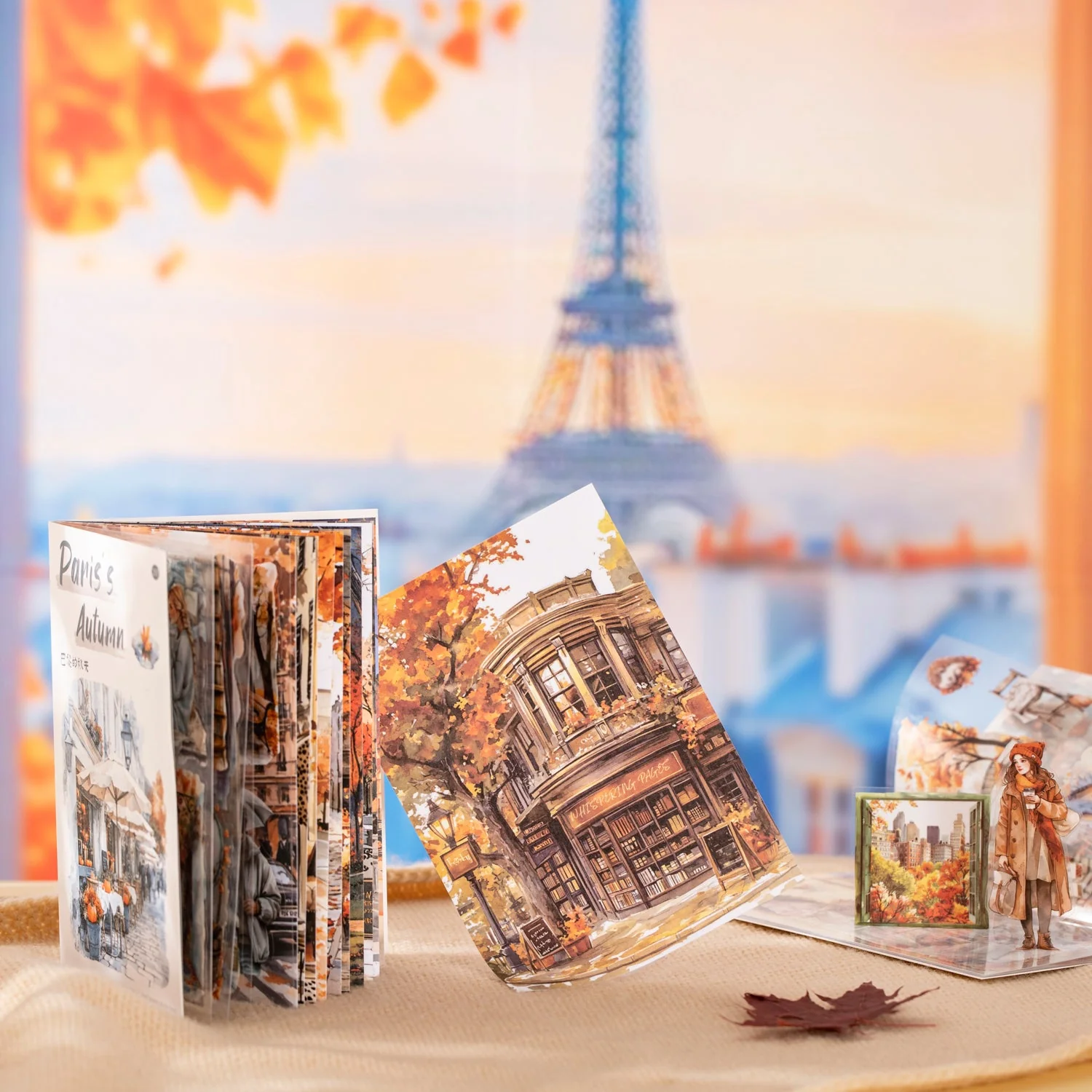 Paris's Autumn Sticker Book 20pcs - Image 8