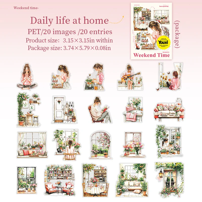 Pastoral Mist Series Sticker Pack - Image 34