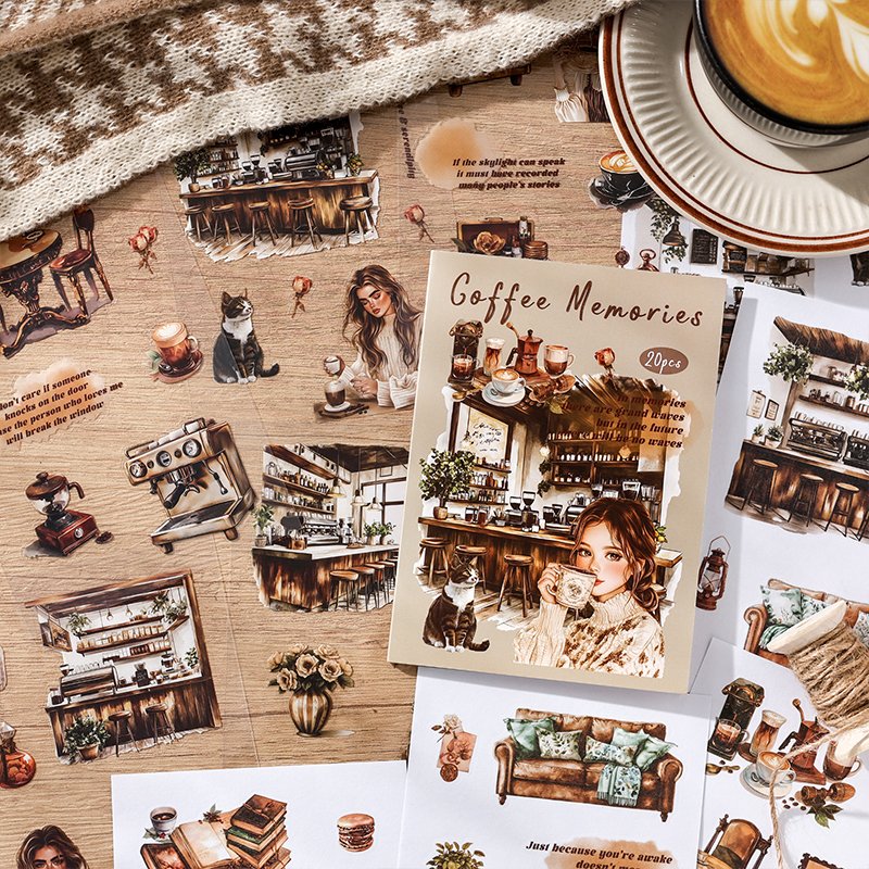 Poetic Life  Series Sticker Book 20pcs - Image 15