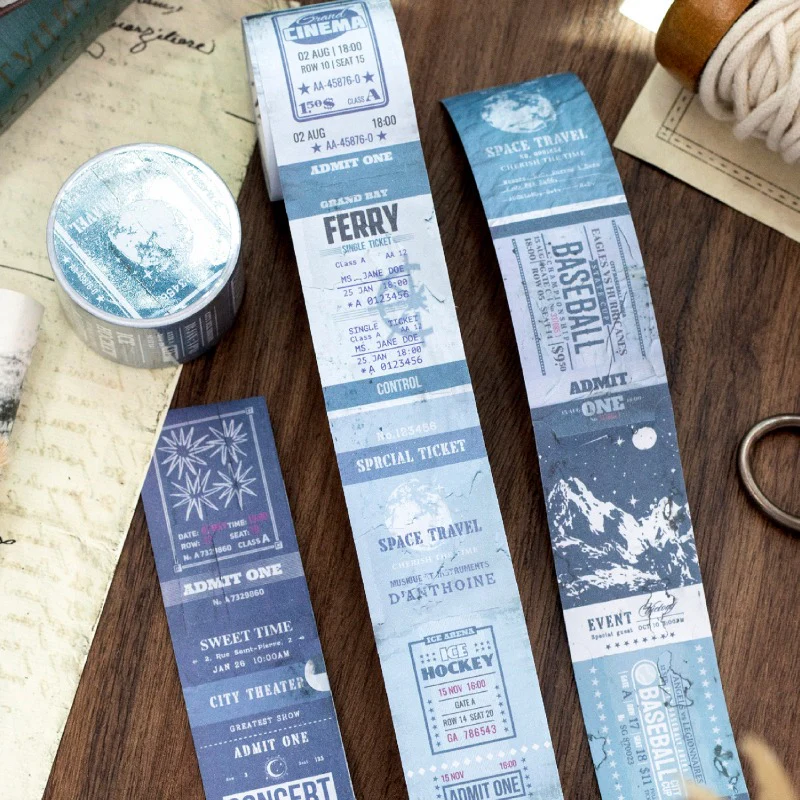 Retro Ticket Sticker Tape - Image 8