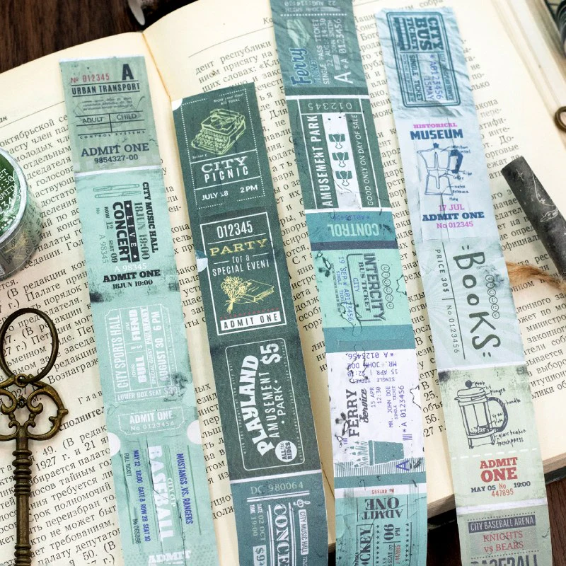 Retro Ticket Sticker Tape - Image 9