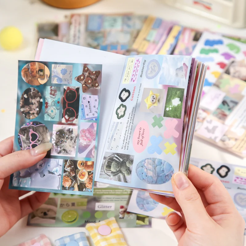 Retro Memo Series Sticker Book 30Pcs - Image 11