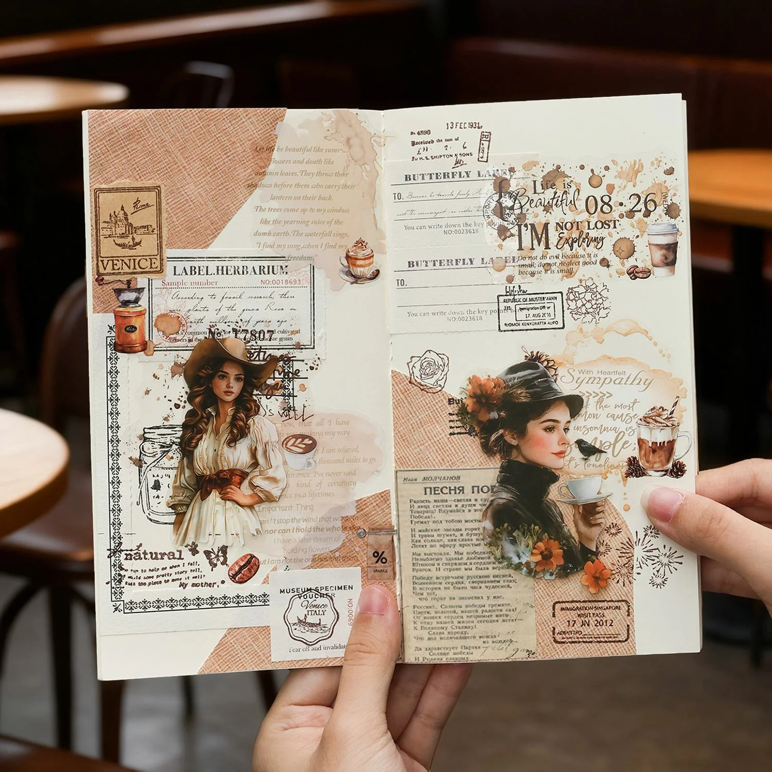 Rich Aroma Of Coffee Sticker Pack 20PCS - Image 9
