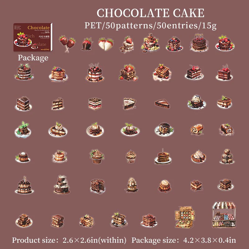 Rich Chocolate Series Boxed Stickers - Image 8