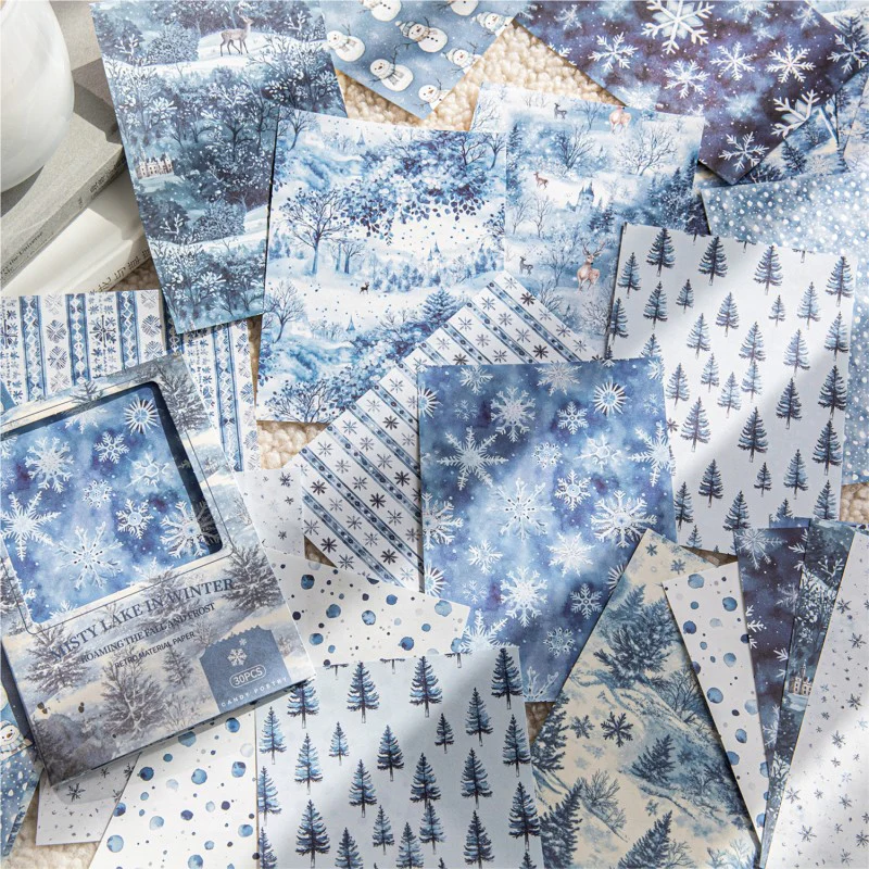 Roaming Autumn Winter Series Material Book 30Pcs - Image 4