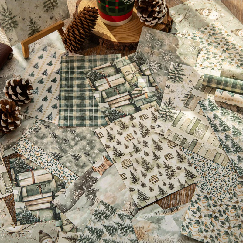 Roaming Autumn Winter Series Material Book 30Pcs - Image 5