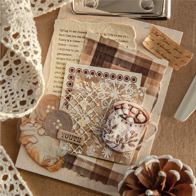 Roaming Autumn Winter Series Material Book 30Pcs - Image 8