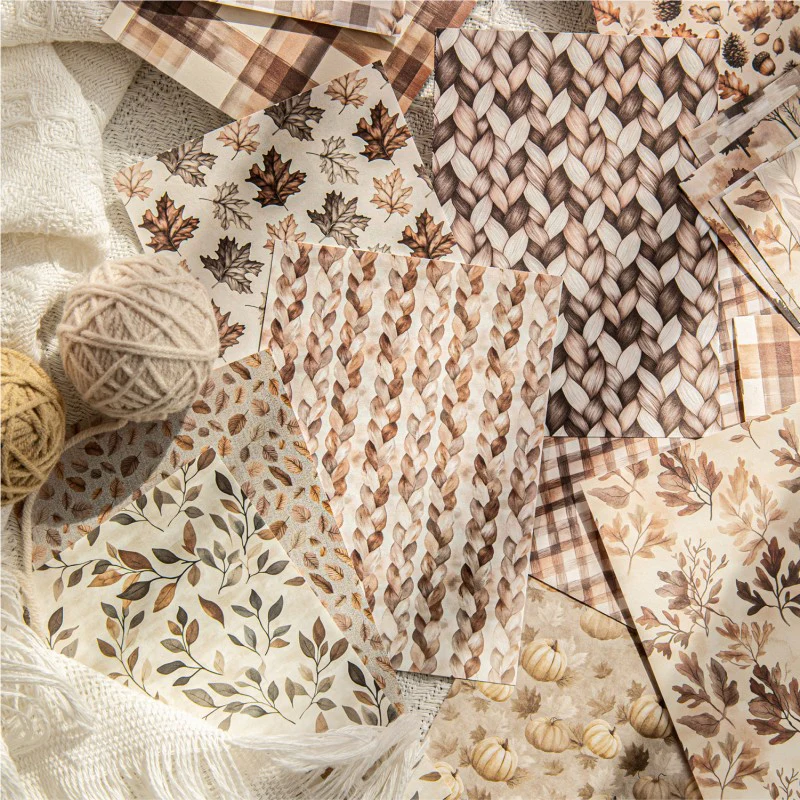 Roaming Autumn Winter Series Material Book 30Pcs - Image 9