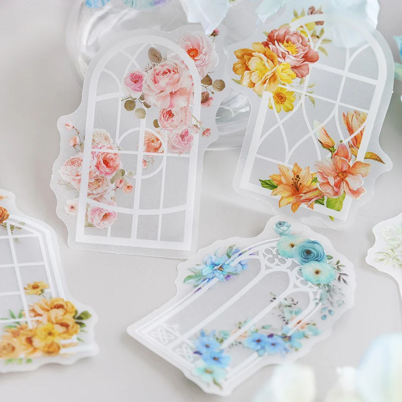 Romantic Climbing on the Windowsill Sticker Pack-TAHARA - Image 4
