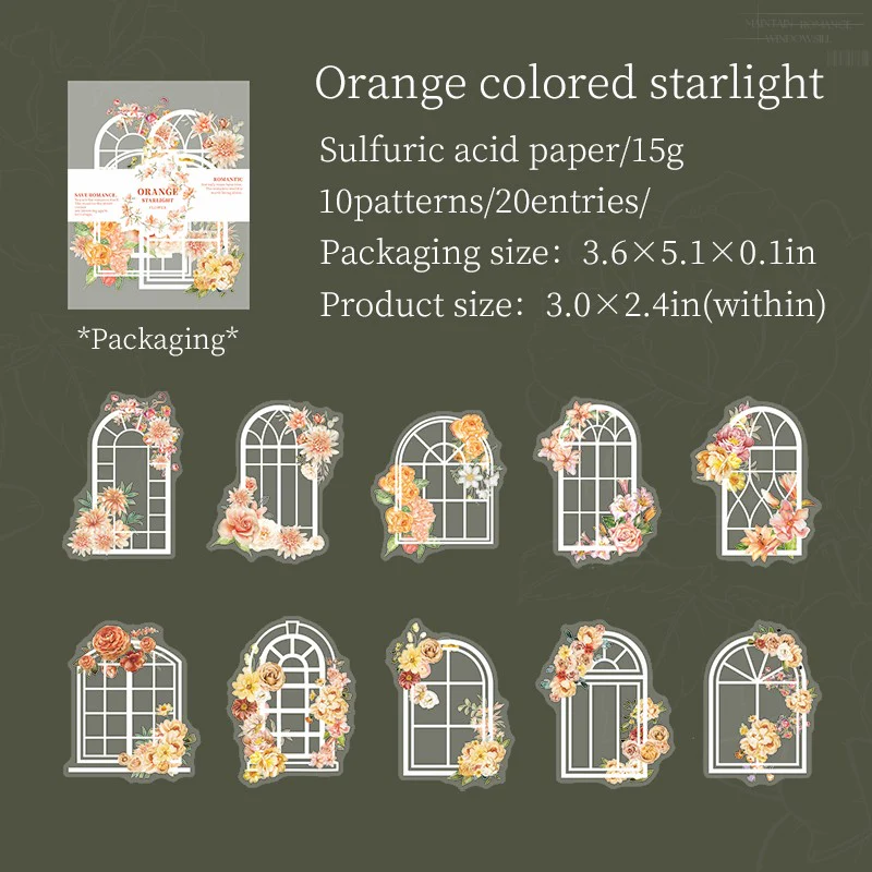 Romantic Climbing on the Windowsill Sticker Pack-TAHARA - Image 8