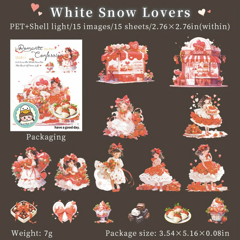 Romantic Confession Series Valentine's Day Sticker Pack - Image 12