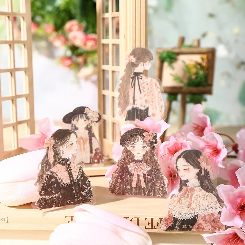 Romantic Spring Series PET Character Sticker Pack - Image 9