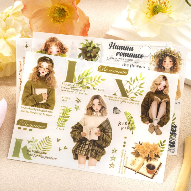 Sea of Flowers in Her Heart Transfer Stickers-TAHARA - Image 4