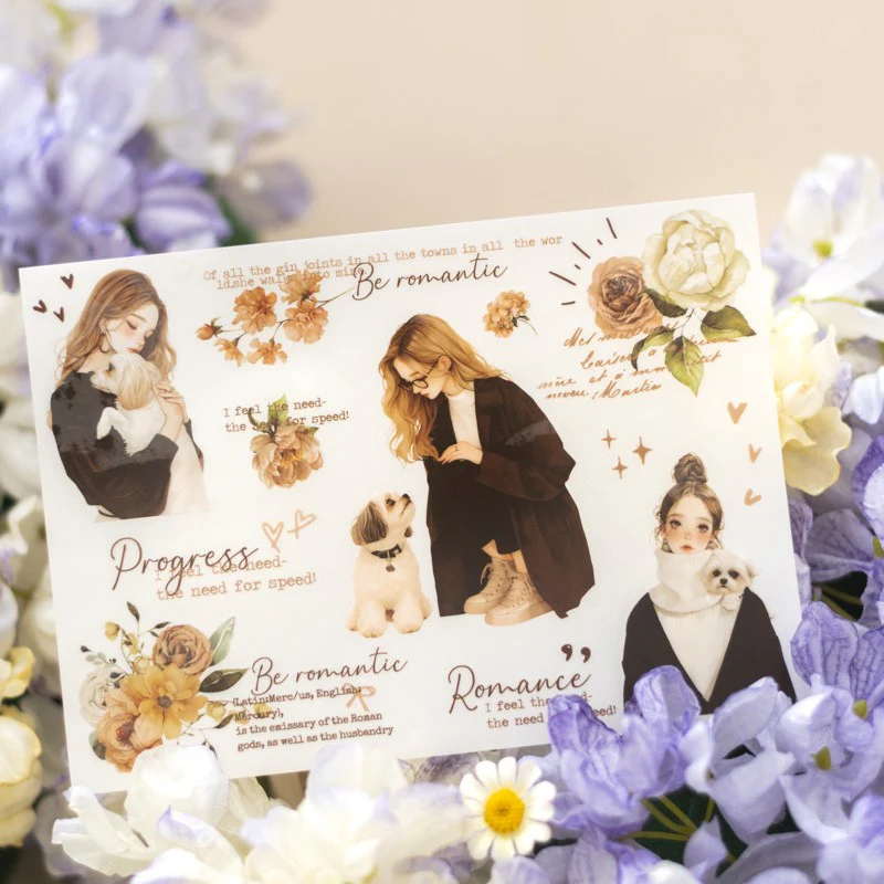 Sea of Flowers in Her Heart Transfer Stickers-TAHARA - Image 5