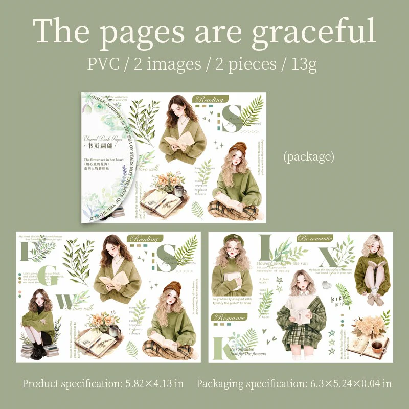 Sea of Flowers in Her Heart Transfer Stickers-TAHARA - Image 8