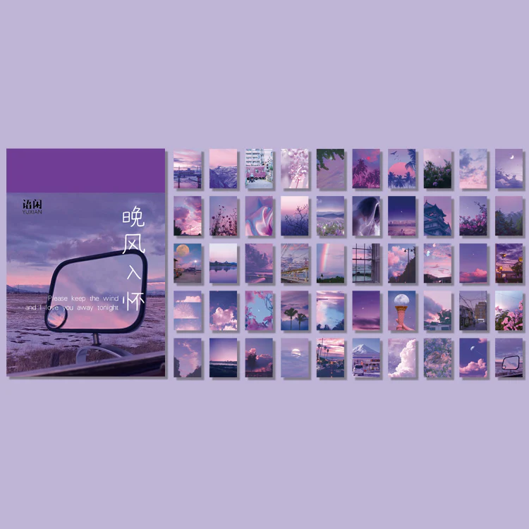Fougi Landscape Series Mini Sticker Book-TAHARA - Image 12