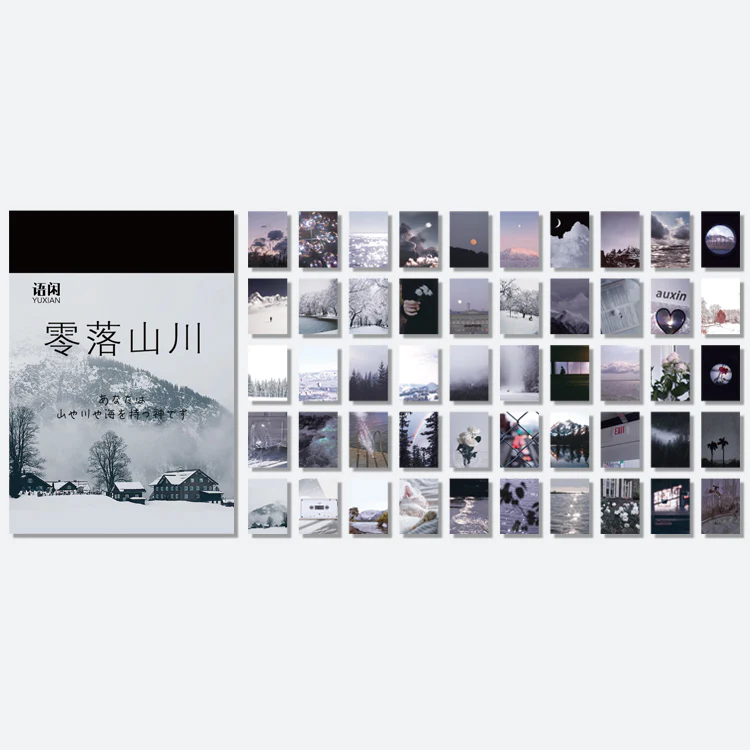 Fougi Landscape Series Mini Sticker Book-TAHARA - Image 11