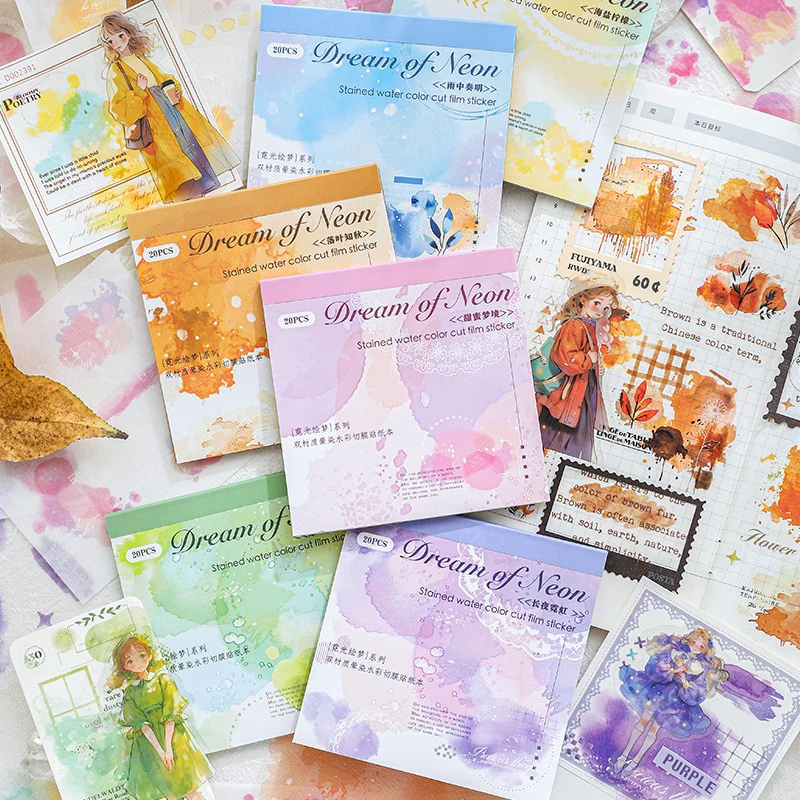 Semi-Sweet Snow Puff Series Dual-Material Sticker Book - Image 10