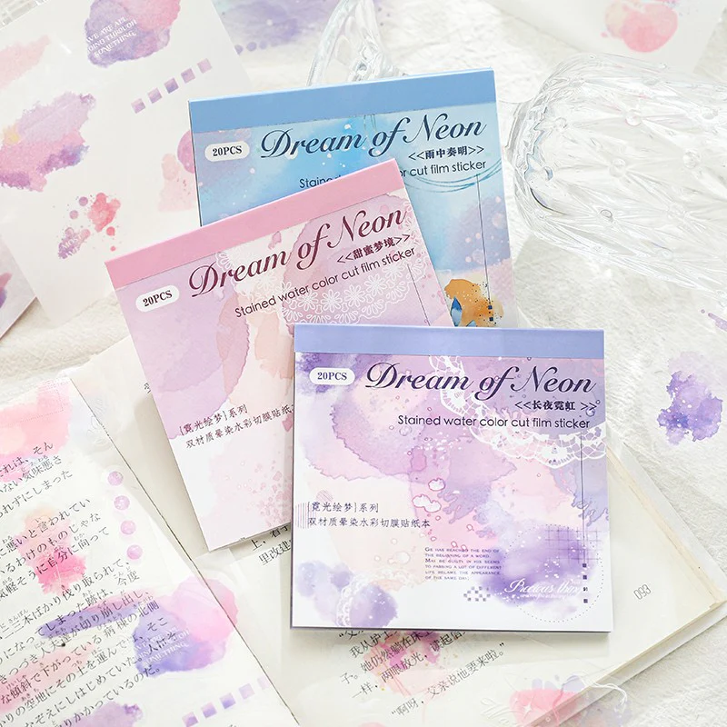 Semi-Sweet Snow Puff Series Dual-Material Sticker Book - Image 11