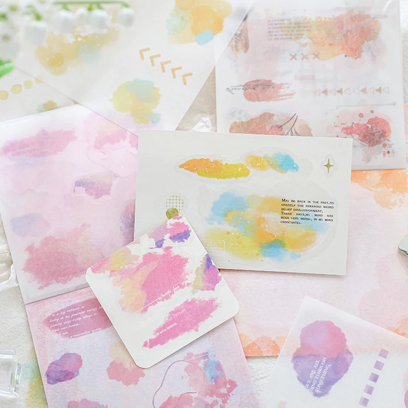 Semi-Sweet Snow Puff Series Dual-Material Sticker Book - Image 13