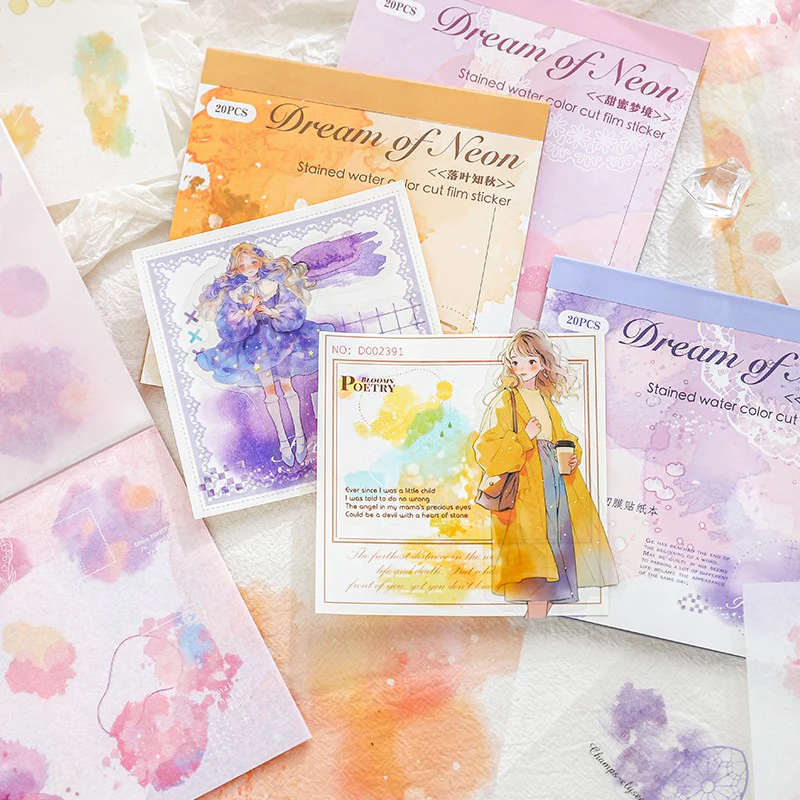 Semi-Sweet Snow Puff Series Dual-Material Sticker Book - Image 14