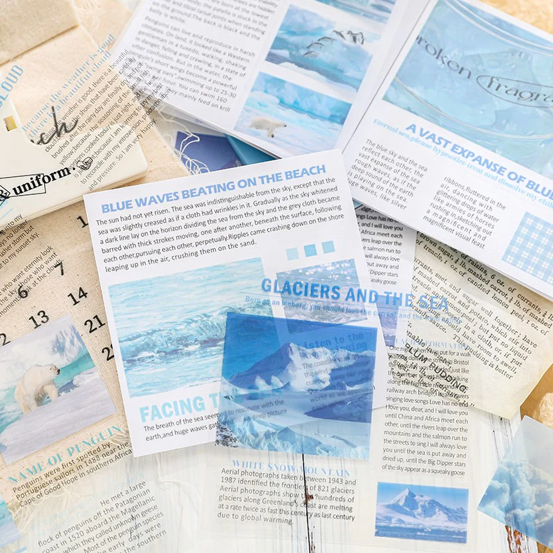 Semi-Sweet Snow Puff Series Dual-Material Sticker Book - Image 7