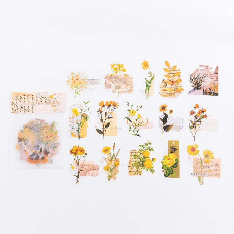 Senyu collage poem series sticker pack-TAHARA - Image 10
