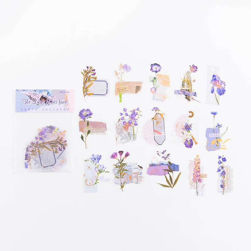 Senyu collage poem series sticker pack-TAHARA - Image 12