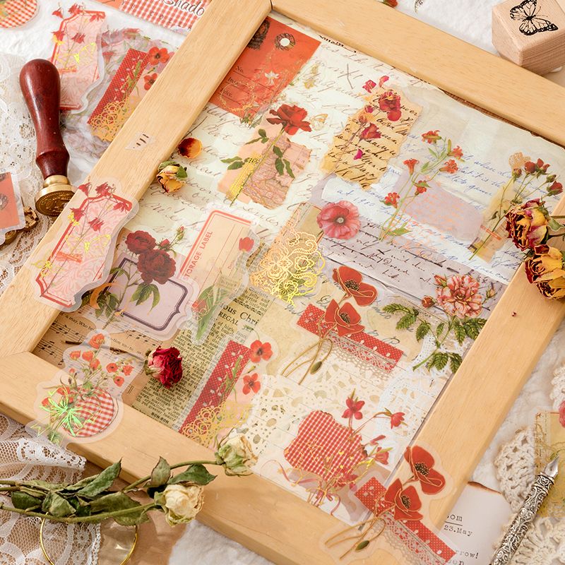 Senyu collage poem series sticker pack-TAHARA - Image 3