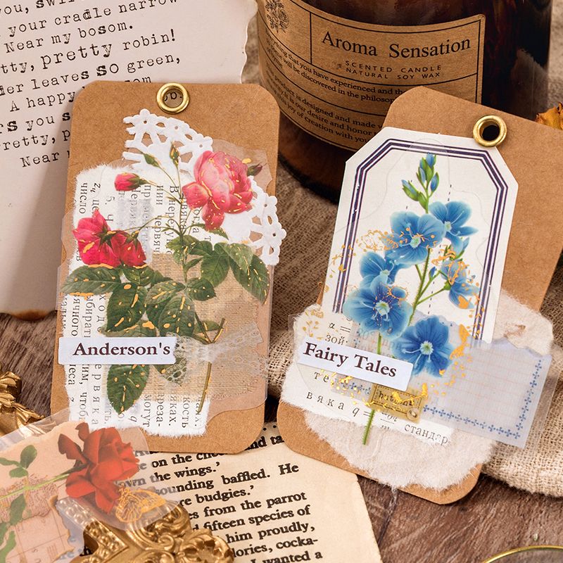 Senyu collage poem series sticker pack-TAHARA - Image 5