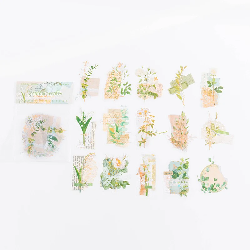 Senyu collage poem series sticker pack-TAHARA - Image 9