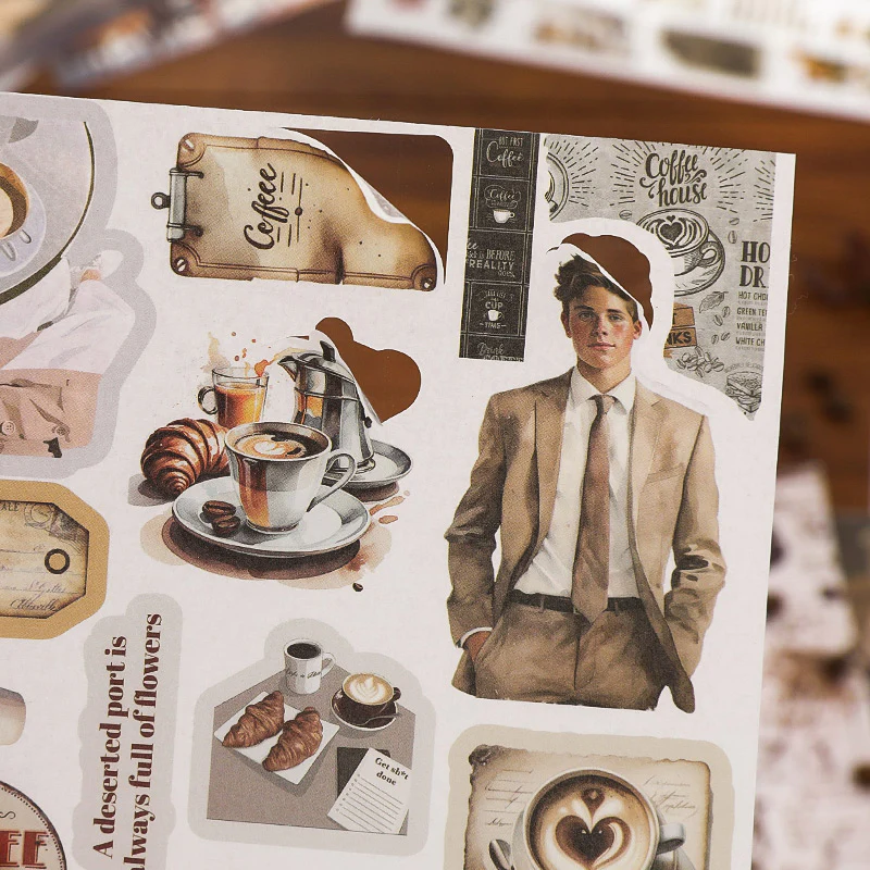 Slow Living Dual-Material Sticker Book - Image 4