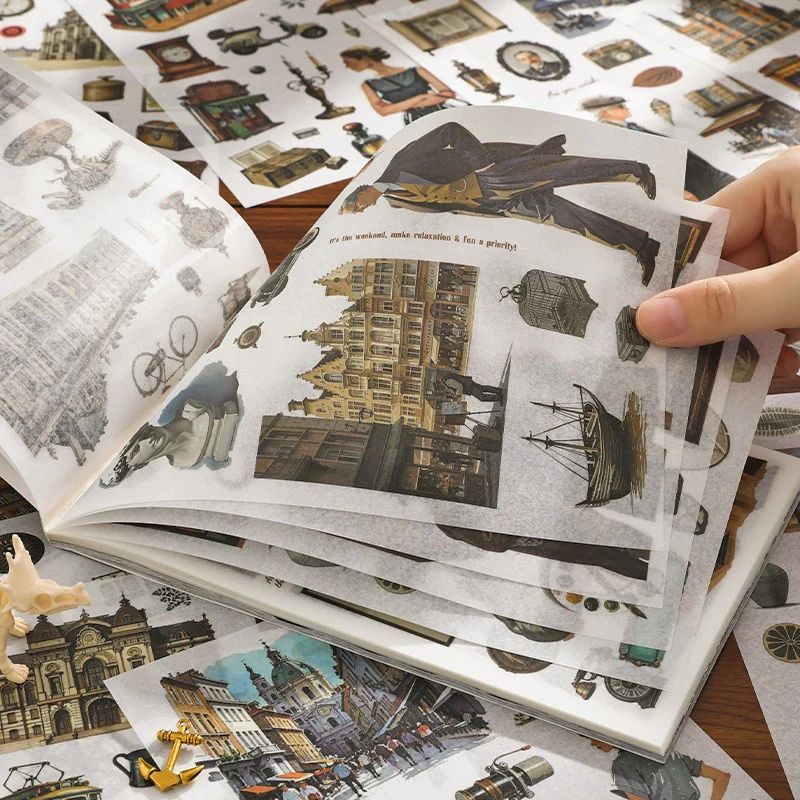 Slow Living Dual-Material Sticker Book - Image 6