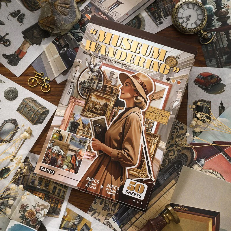 Slow Living Dual-Material Sticker Book - Image 8