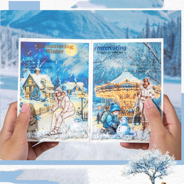 Snow Country Illusion Sticker Book 20pcs - Image 10